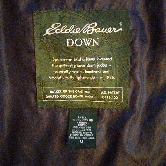 Eddie Bauer Brick Red Down Coat - Picture 8 of 9